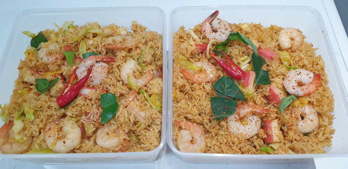 Tomyam Fried Rice || Serves 10 - 12 pax
