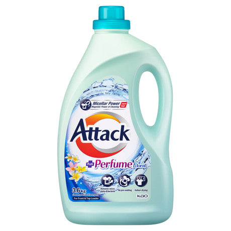 Attack Concentrated Liquid Detergent Plus Perfume - Floral || 3.6kg