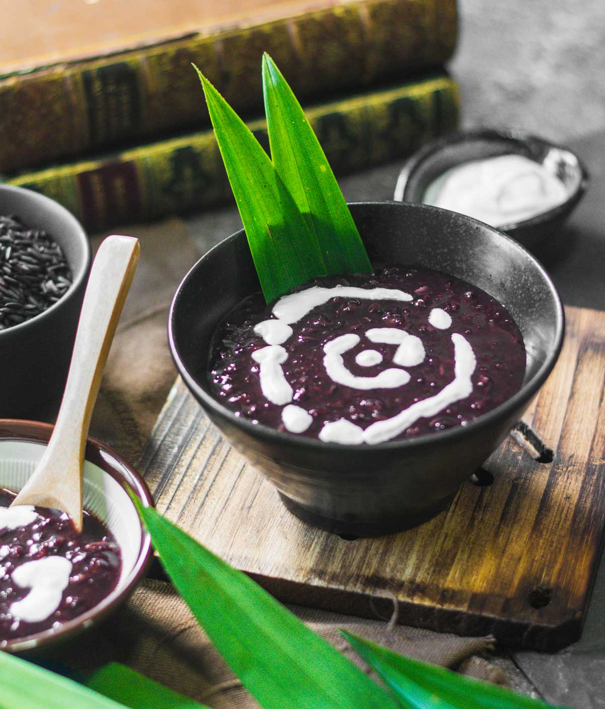 Bubur Pulut Hitam ( Black Glutinous Rice )