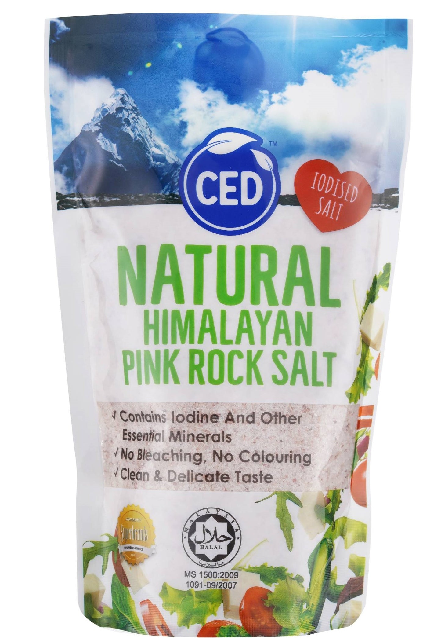 CED Natural Himalayan Pink Rock Salt || 500g