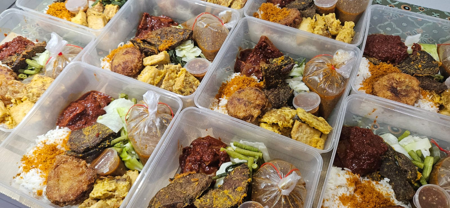 Nasi Jengganan ( All Packed in 1 Container )