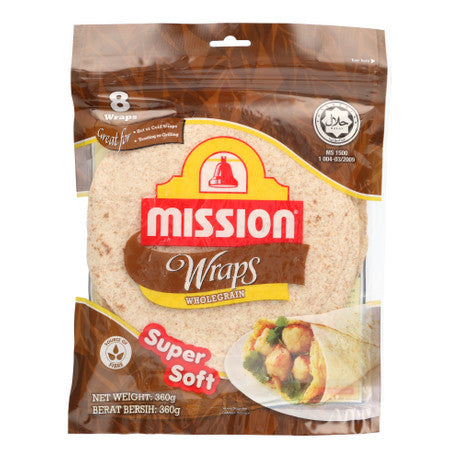 Mission Wholemeal Wraps || 360g