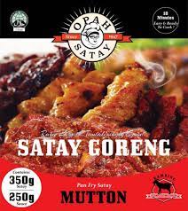Raw Mutton Satay Goreng with Sauce  ( Pre-Order )