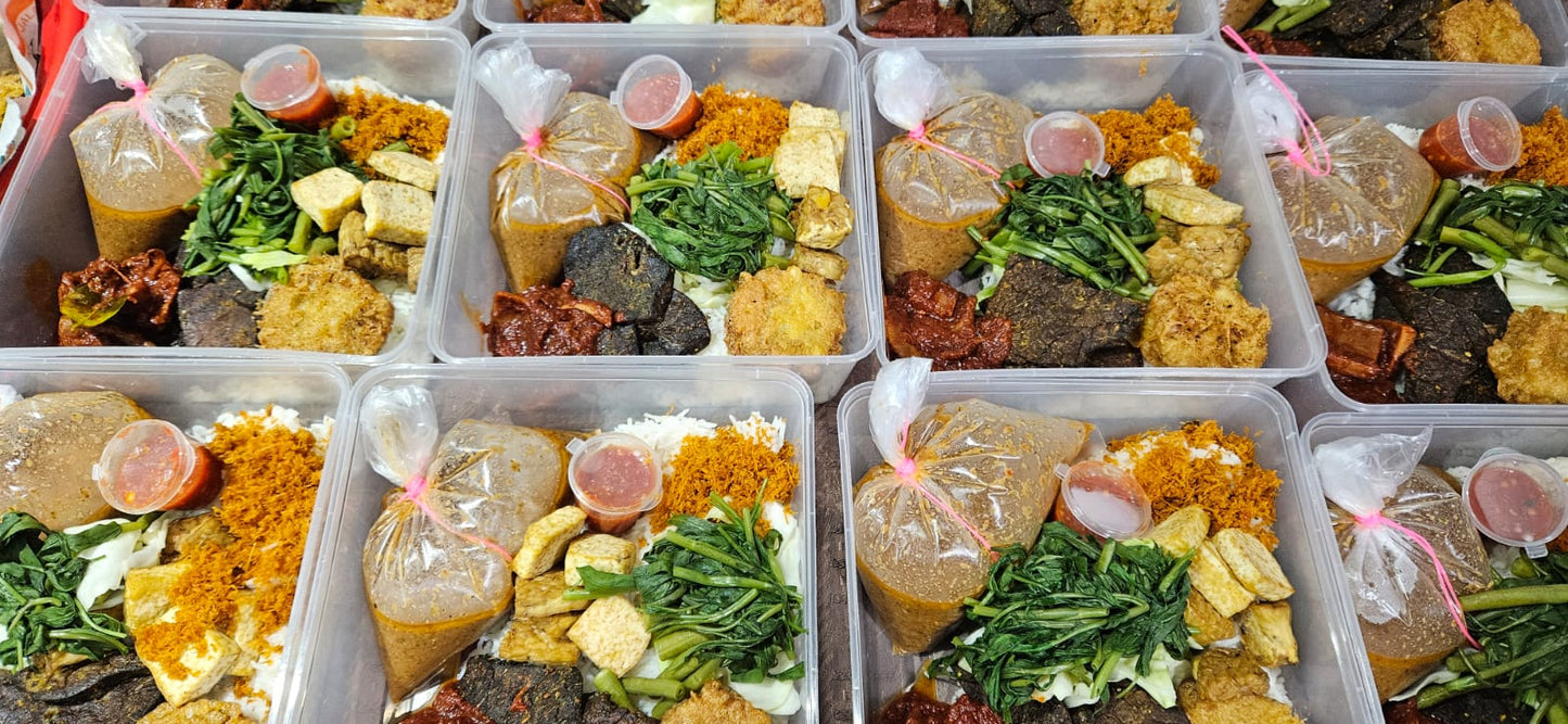 Nasi Jengganan ( All Packed in 1 Container )