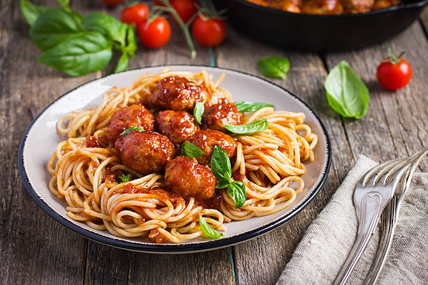 Spaghetti Bolognese with Chicken Cheese Meatball || Individual Packaging