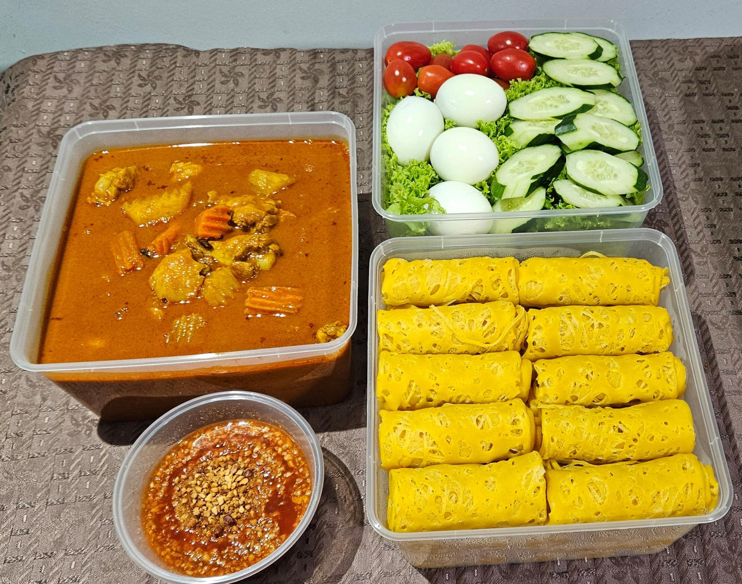 Roti Kirai ( Chicken Curry Set ) || Serves 10 - 12 pax