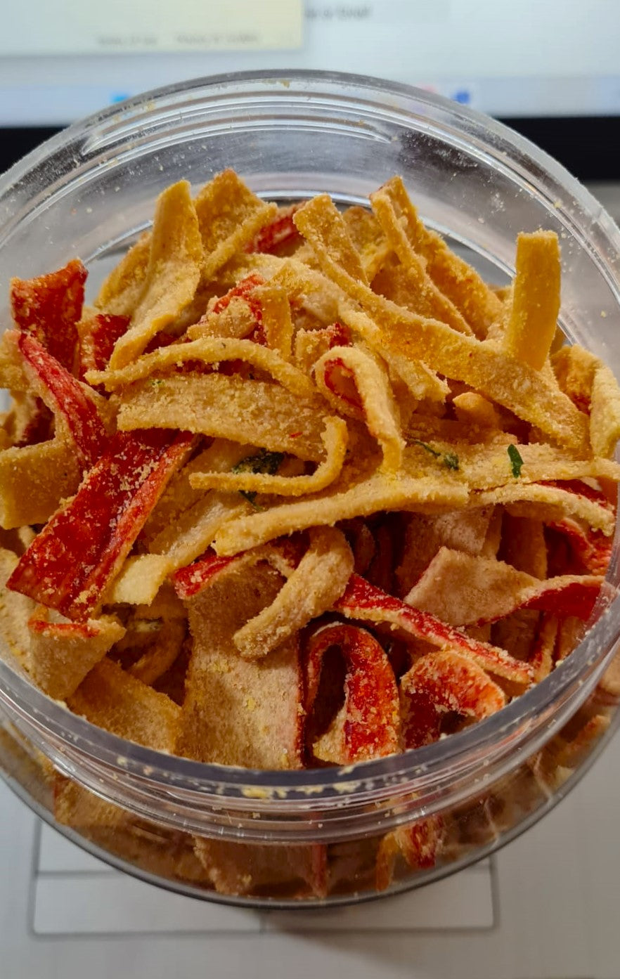 Salted Egg Crizpy Crab Stick ( Pre-Order ) - 700g || Available during Raya only