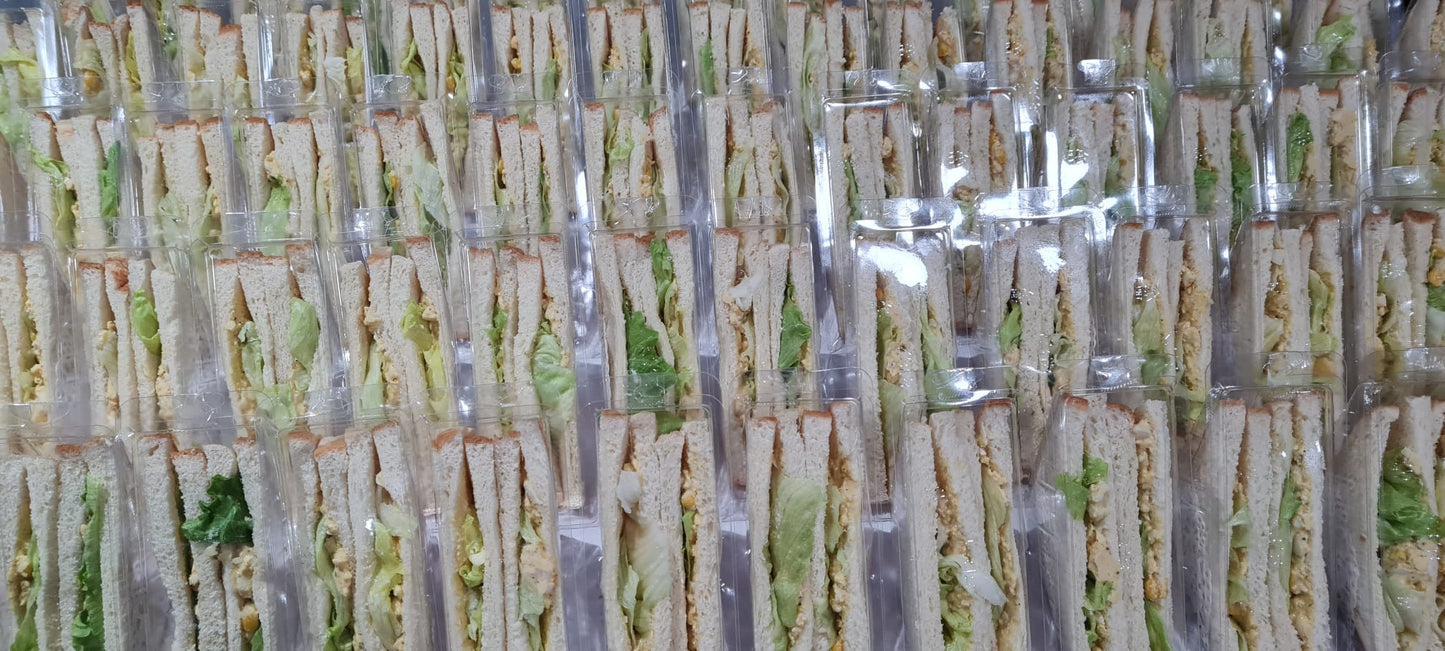 Sandwich ( Mix: Tuna, Crabstick & Egg Mayo ) || Packed Individually