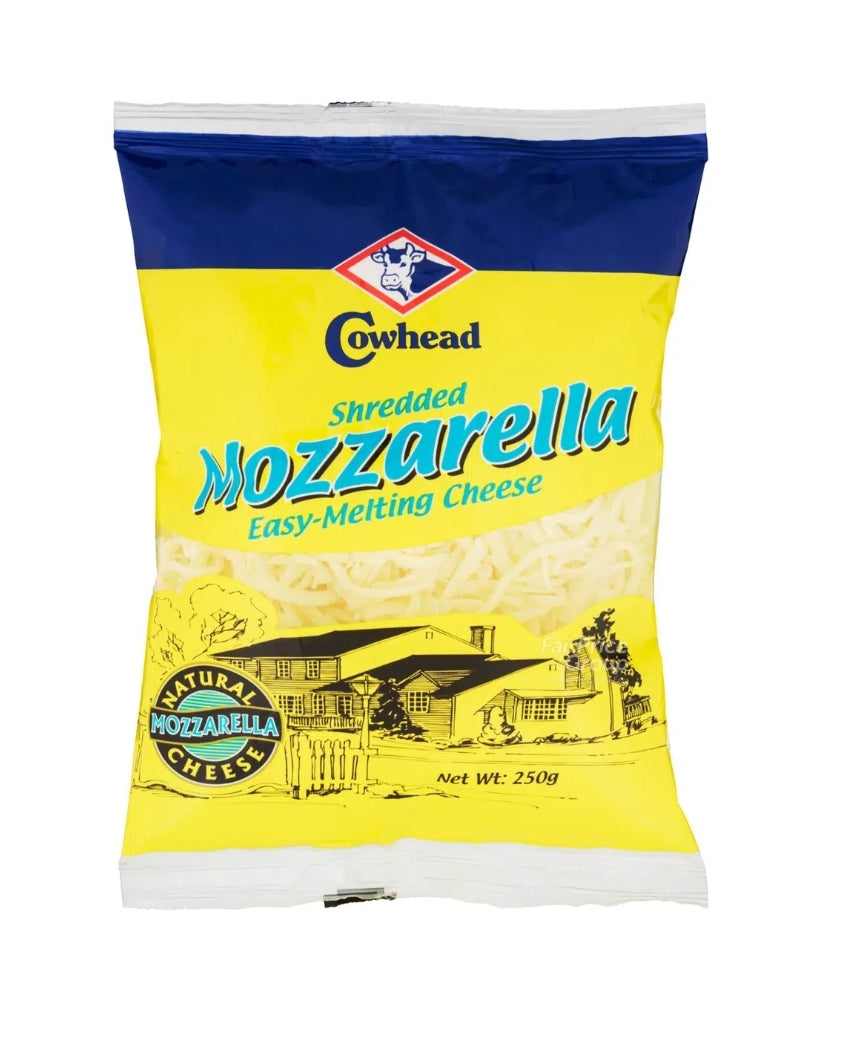 Cowhead Shredded Mozzarella Extra-Melting Cheese || 250g