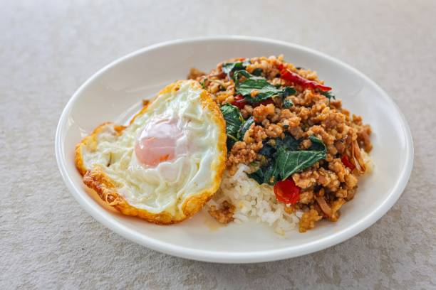 Thai Basil Minced Chicken ( Pad Krapow Gai ) || Packed Individually