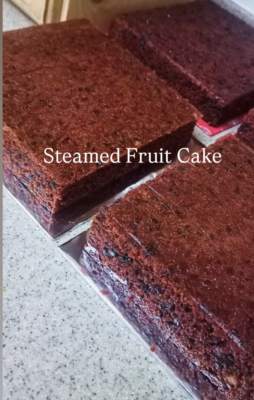 Steamed Premium Moist Mixed Fruit Cake ( Kek Kukus Lembab Premium ) || Pre-Order