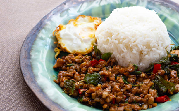Thai Basil Minced Chicken ( Pad Krapow Gai ) || Packed Individually