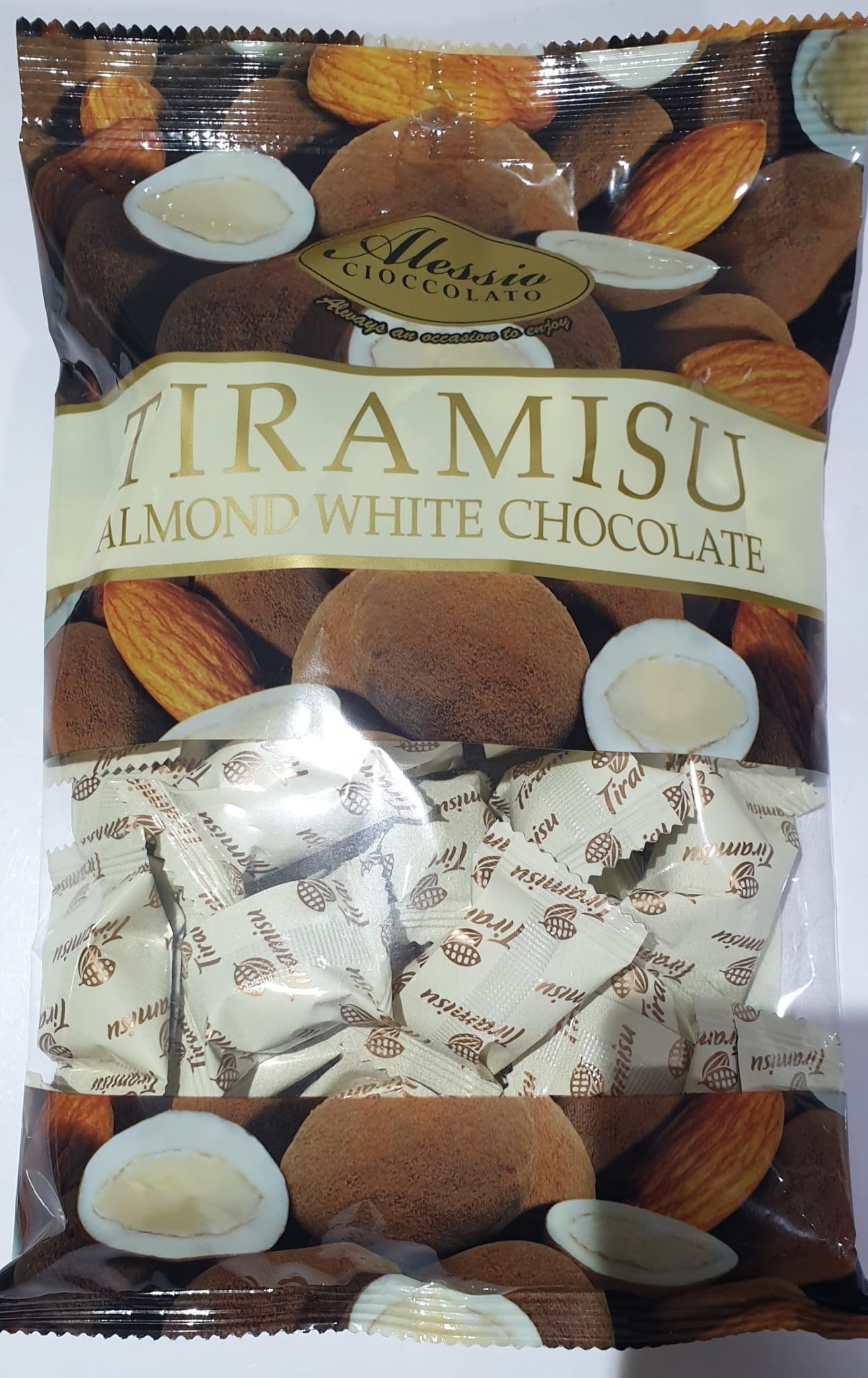 Tiramisu Almond White Chocolate ||| 250g