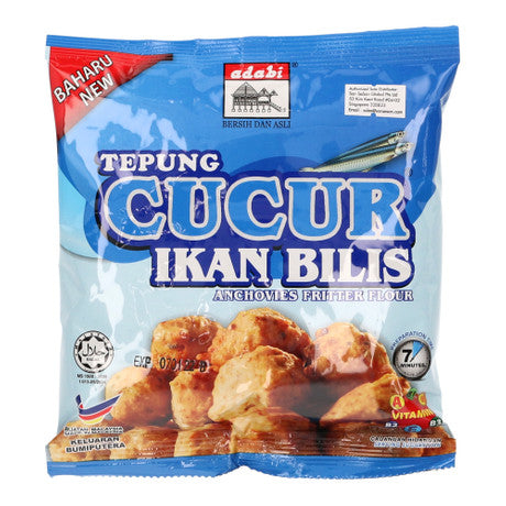 Adabi - Anchovies Fritters Flour ( Tepung Cucur Ikan Bilis ) || 200g