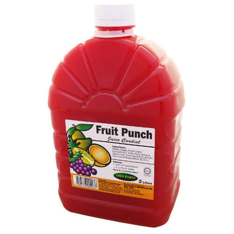 Asia Farm Cordial - Fruit Punch || 2L