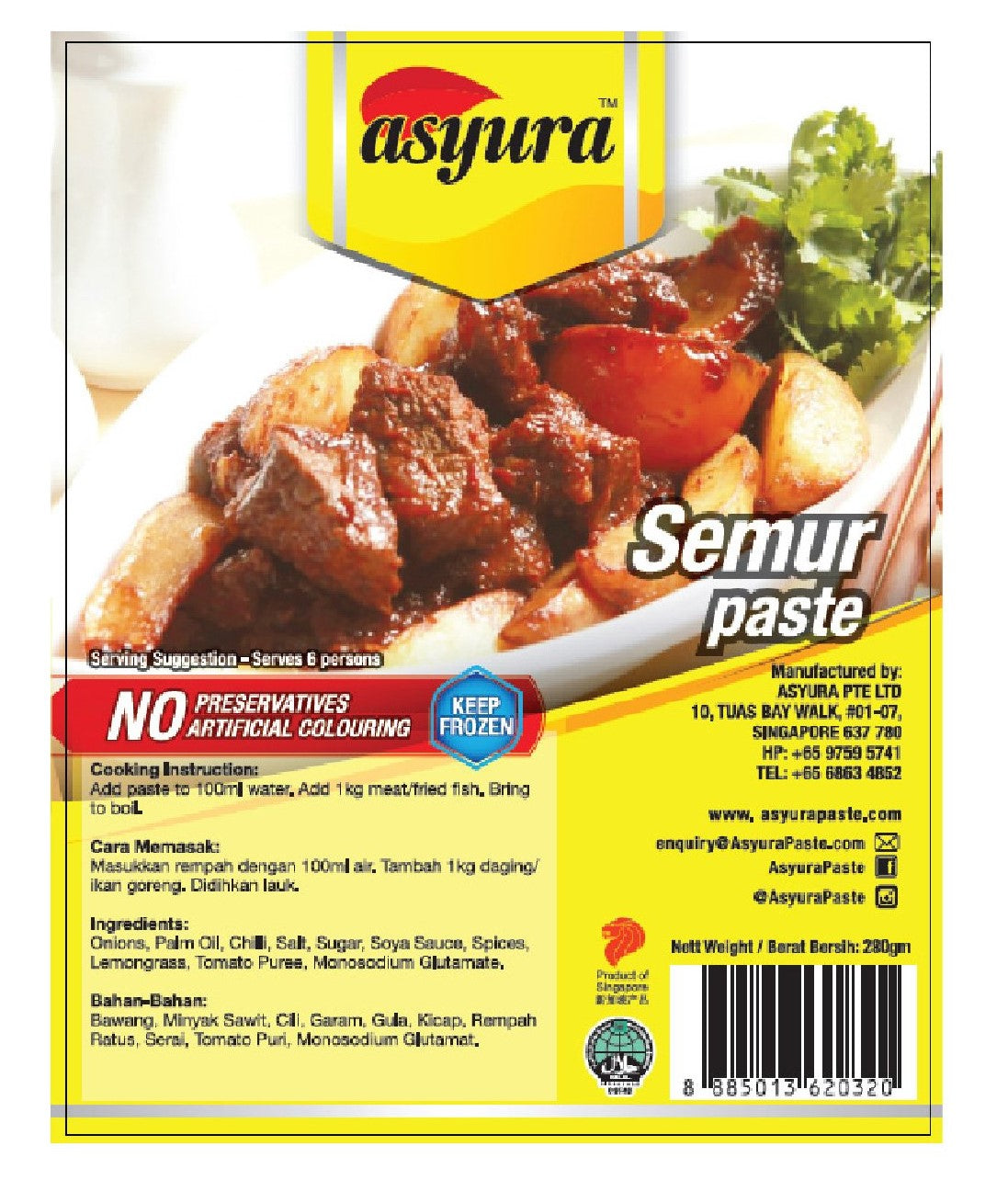 Asyura - Semur Paste || 280g