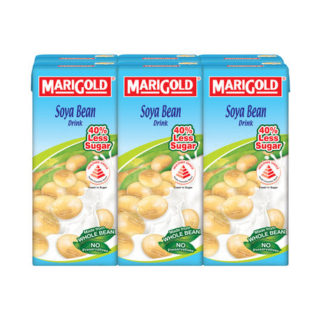 Marigold Soya Bean Drink Less Sweet || 6 x 250ml