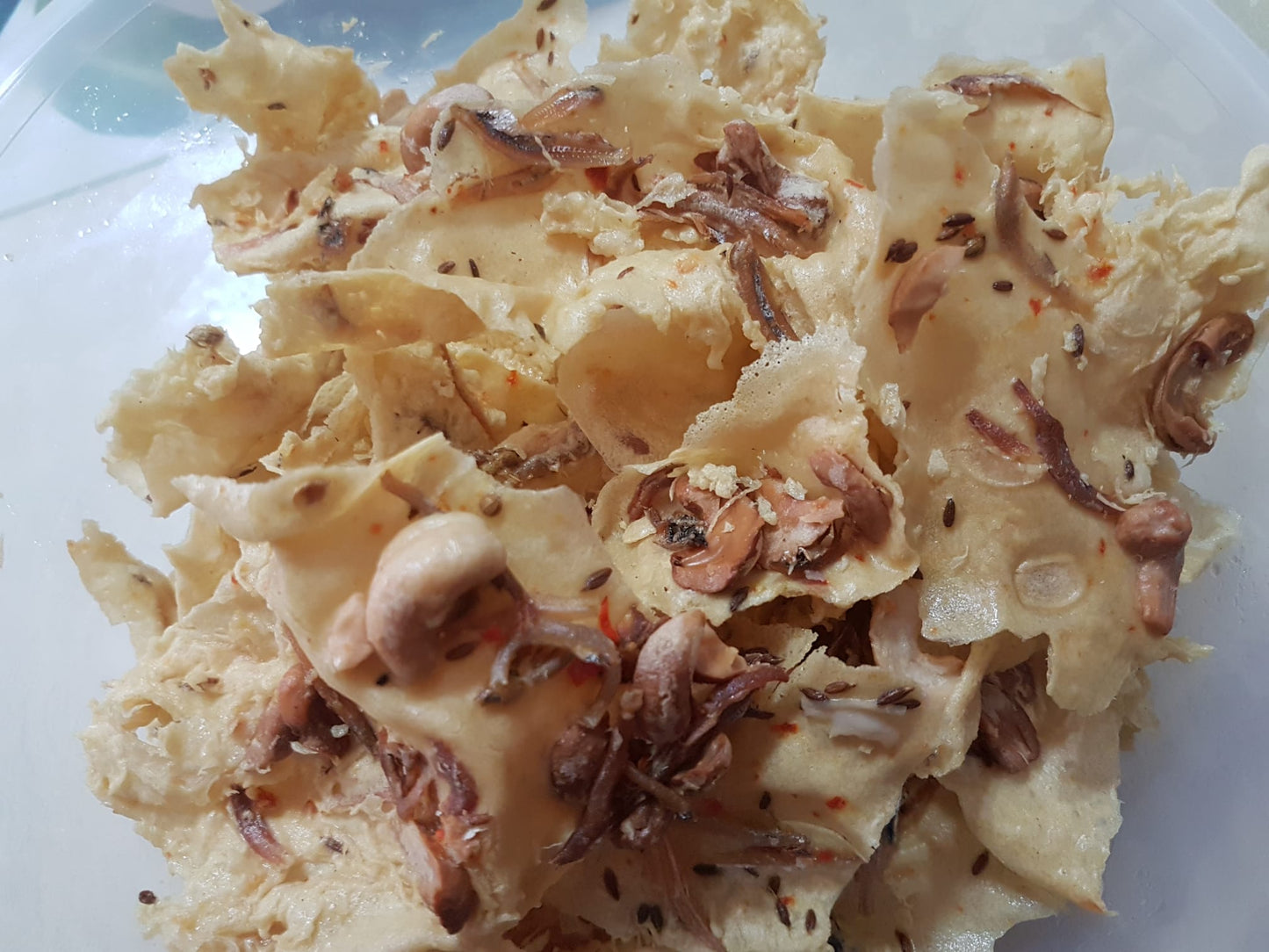 Homemade Rempeyek Gajus + Ikan Bilis (Cashew + Anchovies) || Pre-Order: 5 - 7 days