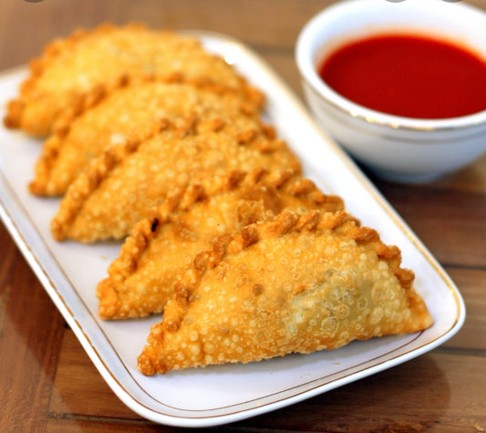FROZEN  Epok-Epok  Sayur  with  Homemade  Chilli  Sauce || 10pcs  ( Suitable for Vegetarian )