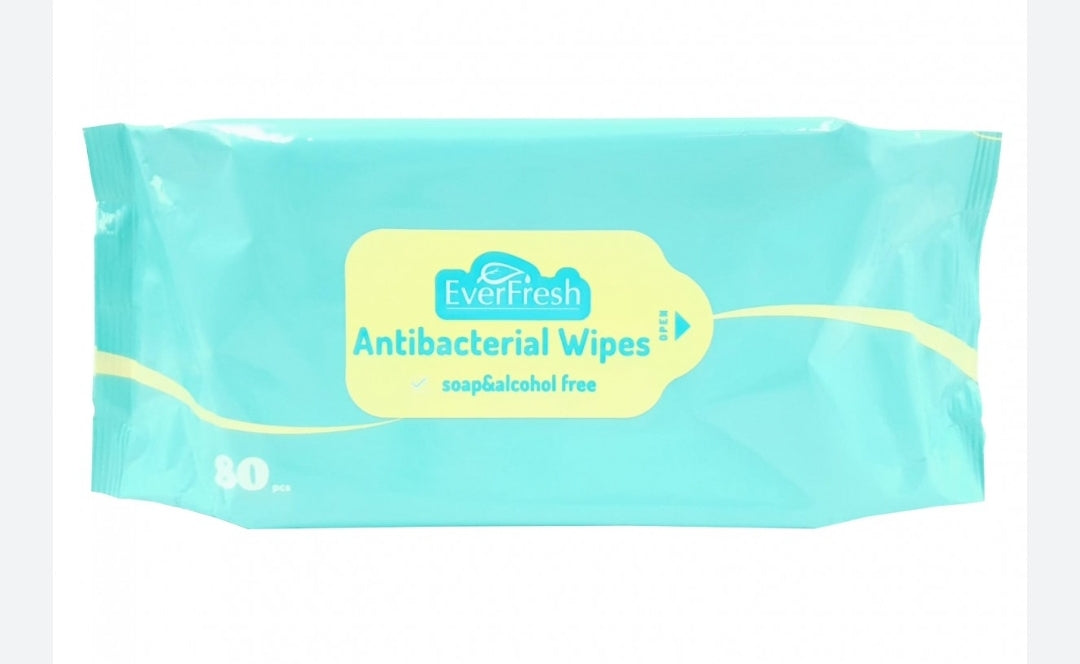 Everfresh Antibacterial Wipes / 80pcs