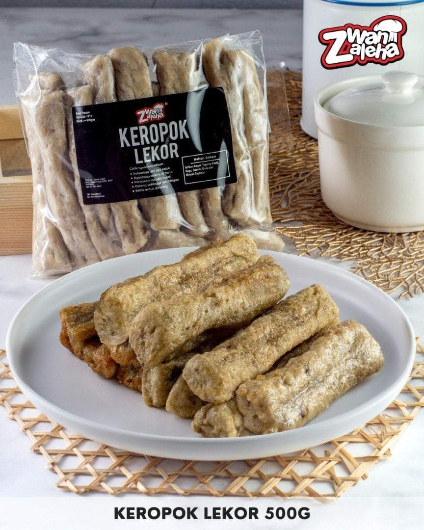 Wan Zaleha Fish Lekor Set (Lekor x 2 pkts & Sos Pencicah Ummi x 1 bottle)