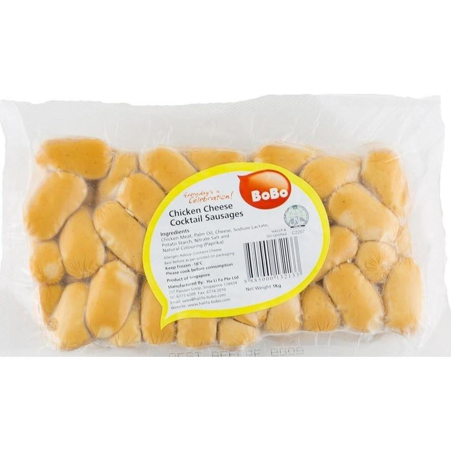 Bobo Chicken Cheese Cocktail Sausages / 1kg