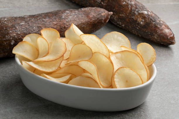 Plain Tapioca Chips (Cassava Chips) / 1kg (pre-Order)   |||   Available during Raya only