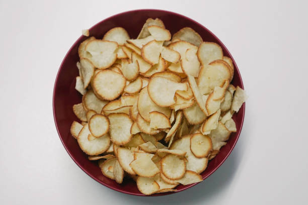 Plain Tapioca Chips (Cassava Chips) / 1kg (pre-Order)   |||   Available during Raya only