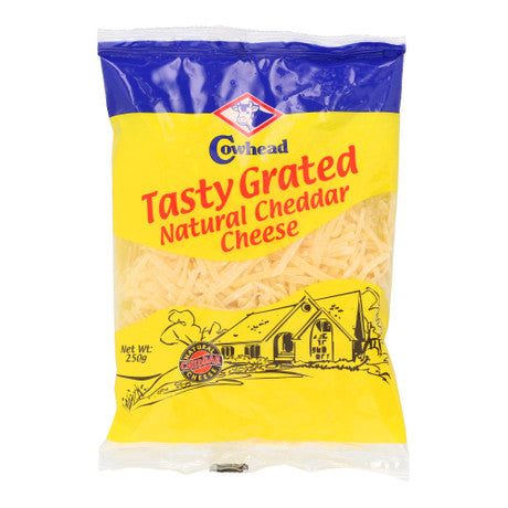 Cowhead Tasty Grated - Natural Cheddar Cheese / 250g*