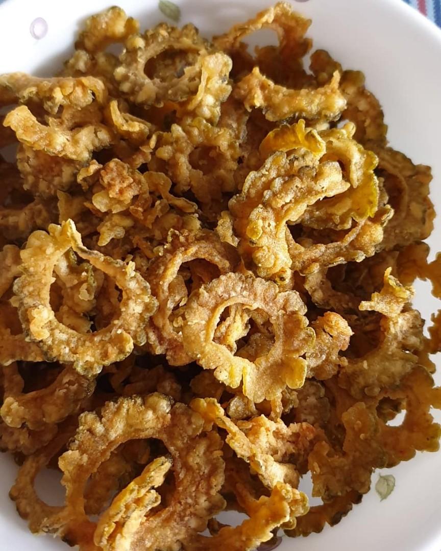 Crispy Bitter Gourd Chips ( Peria Crispy )  ||  Available during Raya only