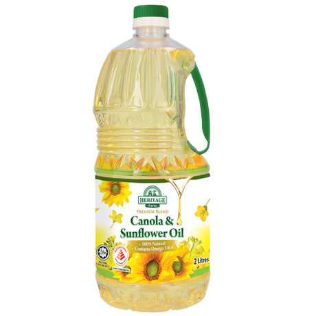 Heritage Farm Premium Blend Canola & Sunflower Oil / 2L*