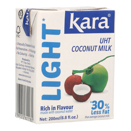 Kara Light UHT Coconut Milk (30% less fat) / 200ml