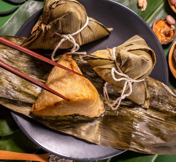 Ready to Eat Chicken Glutinous Rice Dumpling || Kueh Chang