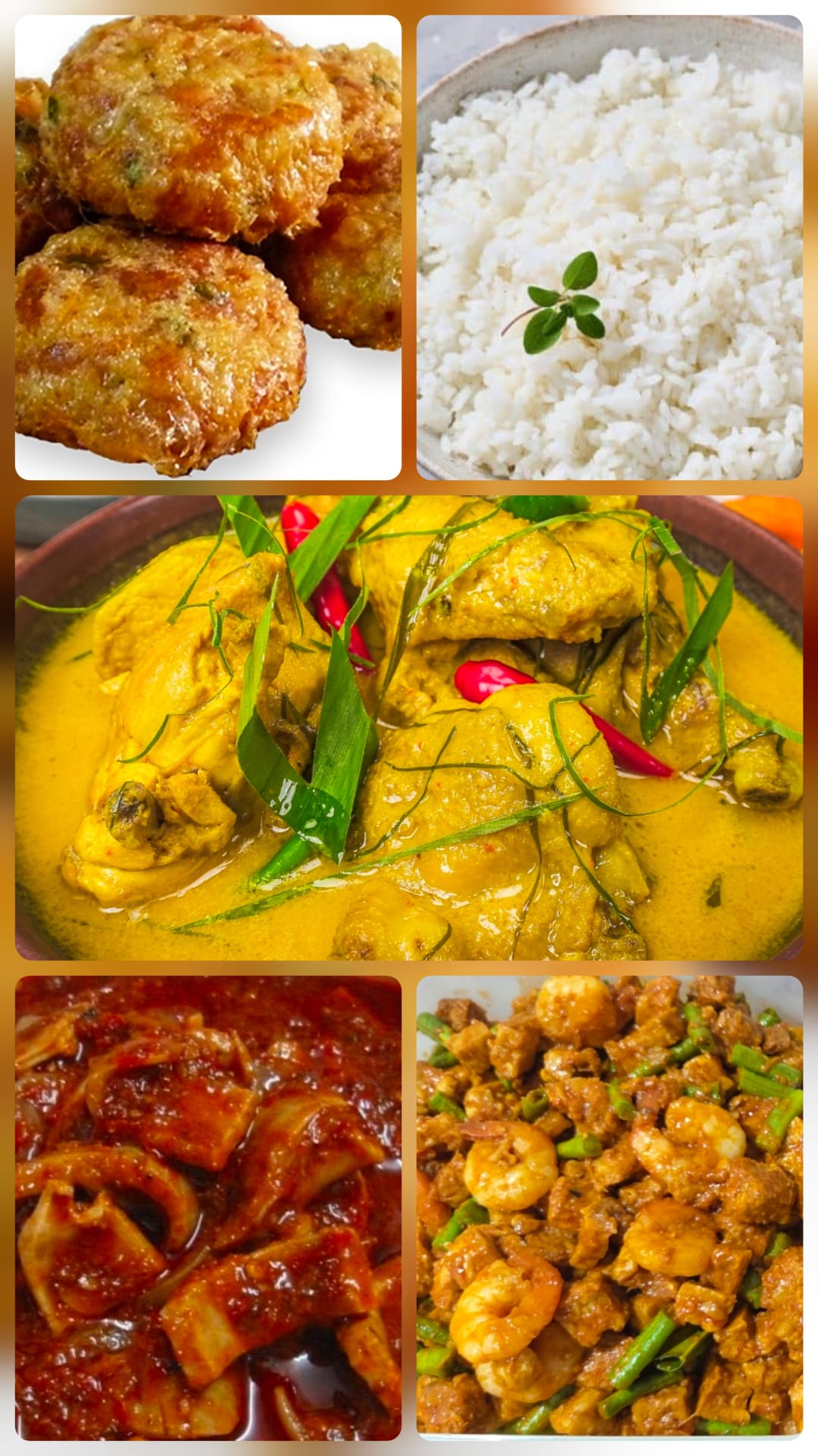 Nasi  Sambal  Goreng - Ayam Lemak | Serves 4 - 5 pax