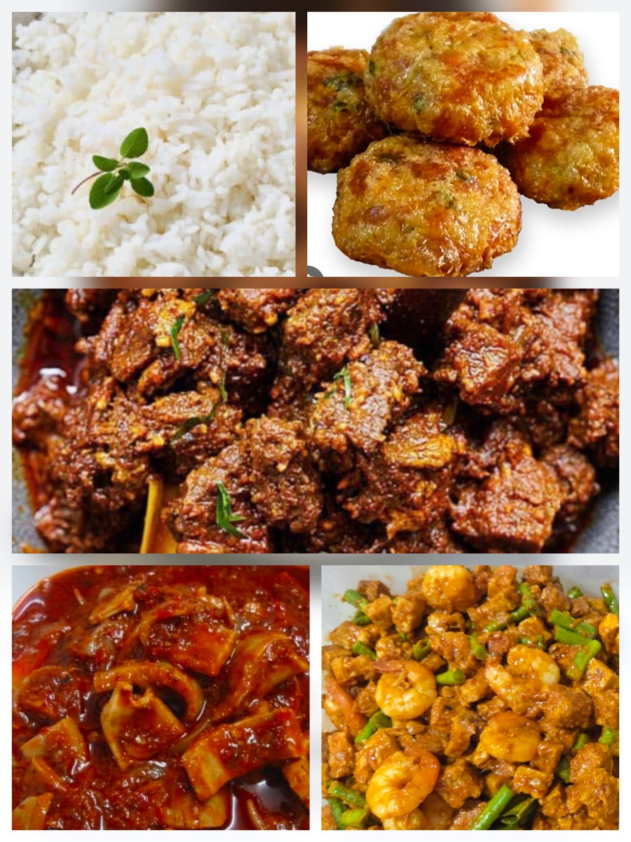 Nasi  Sambal  Goreng - Beef Rendang | Serves 4 - 5 pax