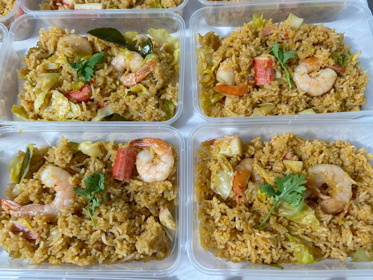 Tomyam  Fried  Rice ( Nasi Goreng Tom Yam )  |||  Packed Individually