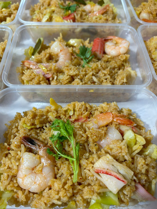 Tomyam  Fried  Rice ( Nasi Goreng Tom Yam )  |||  Packed Individually