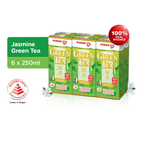 Pokka  Jasmine  Green  Tea  || 6 x 250ml