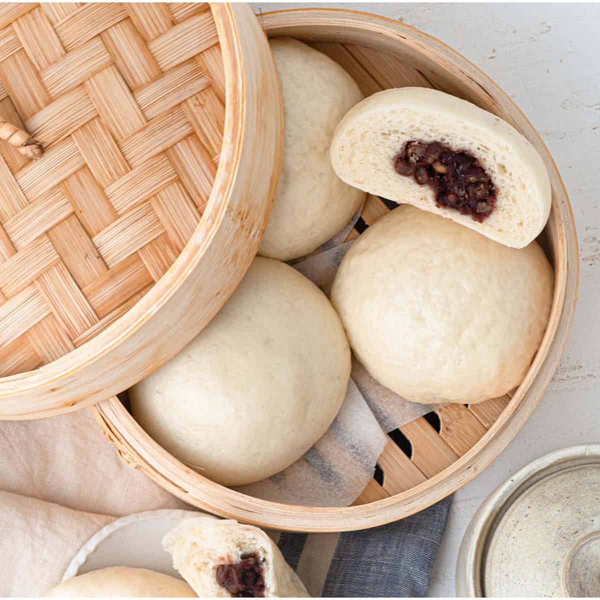 Red Bean Pau / 6pcs*