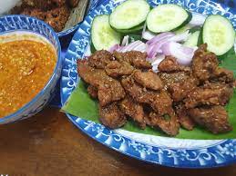 Raw Satay Goreng with Satay Sauce  |||  Mutton