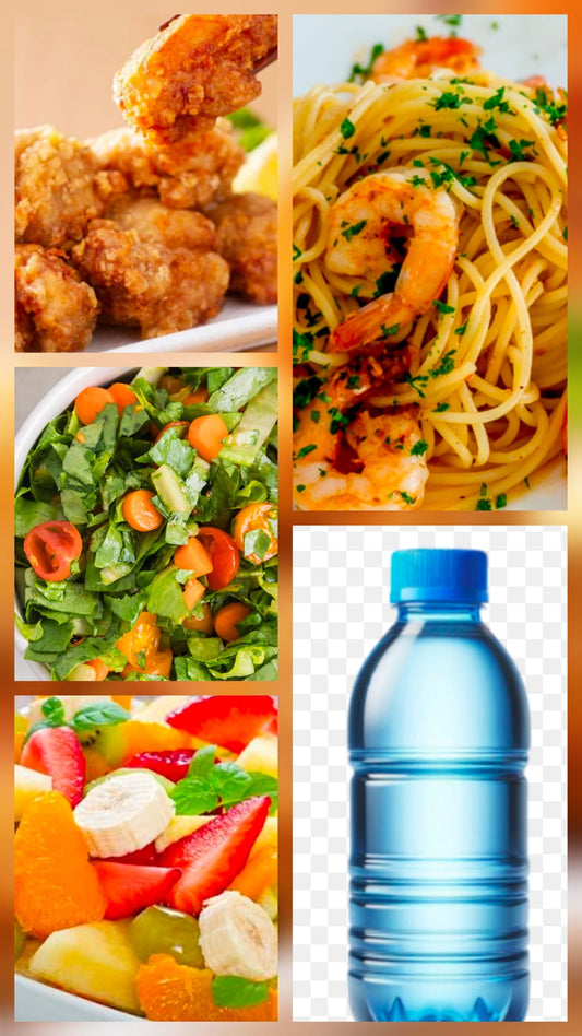 Seafood Spaghetti Aglio Olio Bento Set