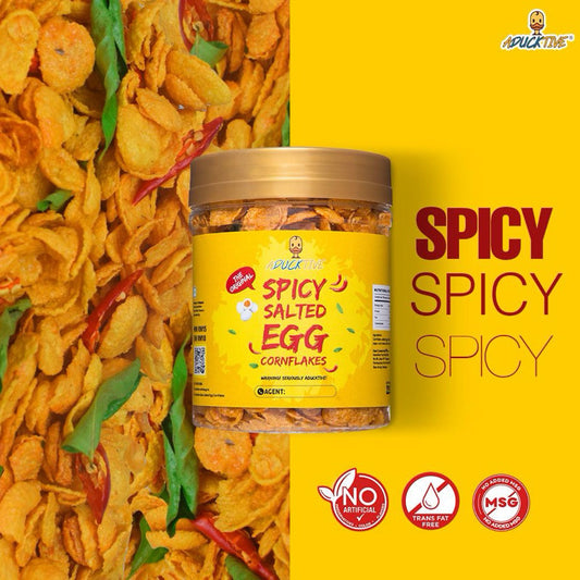 Aductive Spicy Salted Egg Cornflakes || 200g
