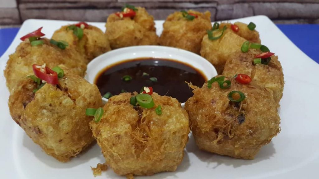 Pondok Abang - Frozen Tofu Puff Filled with Potato (Tahu Bagedil) / 6pcs*