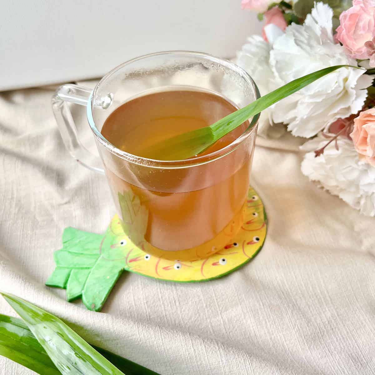Teh O Pandan ( Sugar ) in 3L Disposable Box - Hot Drinks