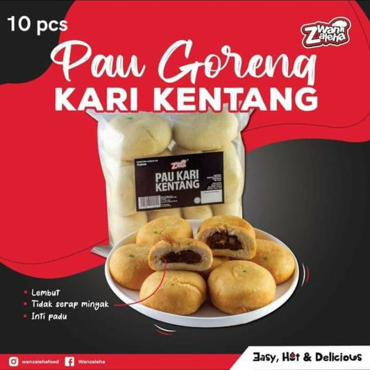Wan Zaleha Fried Curry Potato Pau (Pau Goreng Kari Kentang) / 10pcs