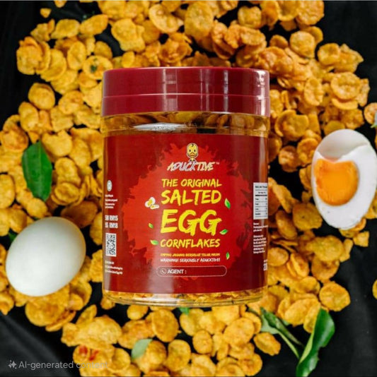 Aductive Original ( Non-Spicy ) Salted Egg Cornflakes || 200g