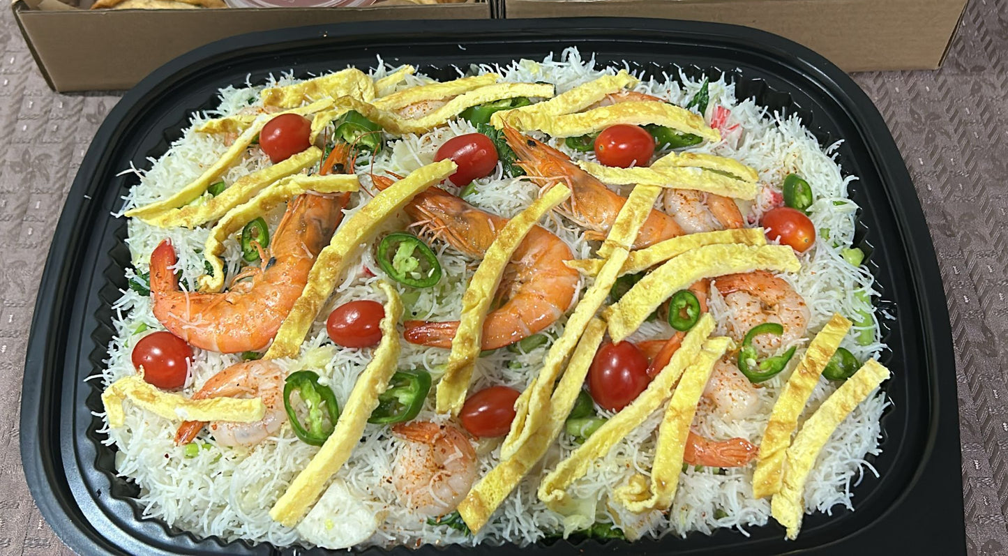 Fried  Mee  Hoon  - White ( Mee Birthday ) Serves 10 - 12 pax