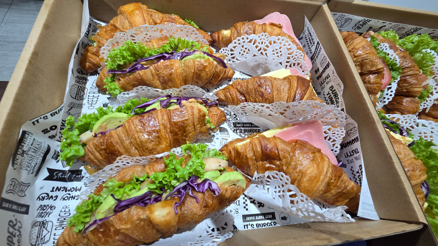 Assorted Croissant Sandwich Set | Approx 15pcs