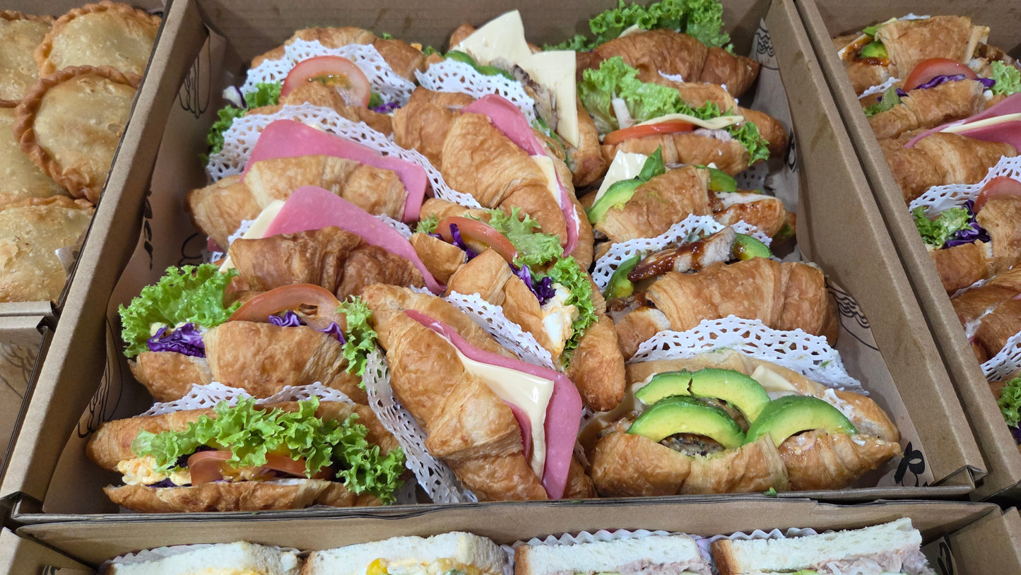 Assorted Croissant Sandwich Set | Approx 15pcs