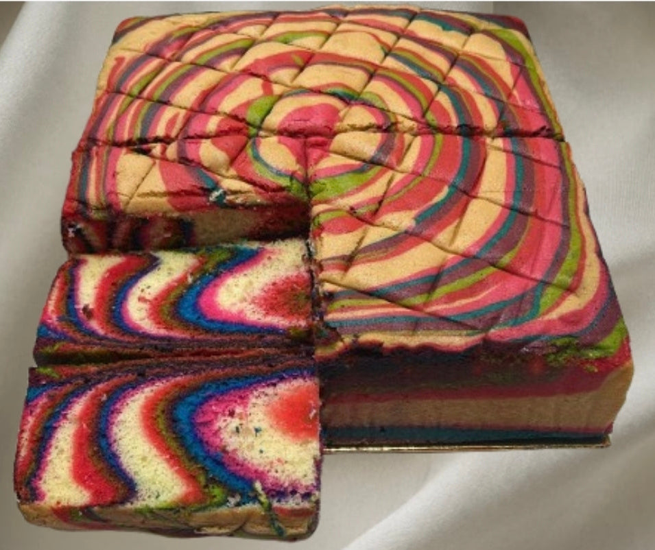 Rainbow Jelita Marble Cake - Soft & Spongy - 10" | Pre-Order